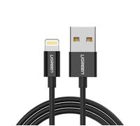 Ugreen - Câble Lightning - USB vers Lightning MFi, 2,4A, 2m - Noir