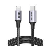 UGREEN Câble Lightning vers USB C MFi Certifié Chargeur iPhone Rapide (2M)