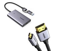 UGREEN Câble Micro HDMI vers HDMI 4K 60Hz et Carte Acquisition Vidéo HDMI 4K