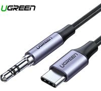 - Adaptateur de câble audio (30633) - Type-C vers Jack 3,5 mm, 1 m - Gris