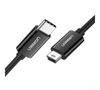 UGREEN Mini USB Type C Cable, 3ft USB C to Mini USB Cable for Digital Camera, MP3 Player and More Mini B USB Devices (Black)