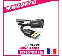 UGREEN Câble Rallonge USB 3.0 Extension Type A Mâle vers Femelle 1M