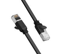 Ugreen Câble réseau Internet Câble de raccordement Ethernet RJ45 Cat 6 UTP 1000Mbps 1m noir (NW101 50184)