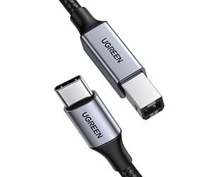 UGREEN Câble Scanner Imprimante Thunderbolt 3 Type C vers USB B (1M)