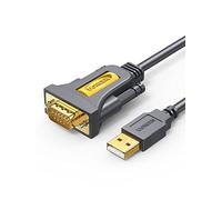 UGREEN Câble série RS232 USB vers DB9 mâle – Compatible Windows MacOS Linux – 1 m