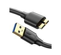 UGREEN Câble USB 3.0 Mâle A vers Micro B Câble Disque Dur Compatible avec USB Boîtier Disque Dur Western Digital My Passport Elements My Book Toshiba Canvio Basics Seagate Maxtor (0.5M)