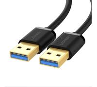 UGREEN Câble USB 3.0 Type A Mâle vers Mâle pour Disque Dur Externe, Caméra, Refroidisseur PC Portable etc. (2m): High-tech
