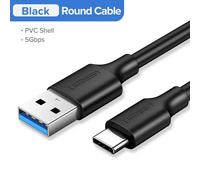 Ugreen Câble Usb C 5Gbps Usb3.0 A Vers Usb C Pour Iphone 17 16 15 Ipad Samsung S25 S24 Pour Commutateur M2 Ssd Nvme Usb3.0 Données Câble 18W.5Gbps Usb3.0 A To C.0.25M