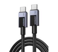 UGREEN Câble USB C 60W PD 3.0 Charge Rapide Nylon Tressé (1M) | Compatible avec MacBook, iPad, iPhone 16/15 Plus Pro Max, Galaxy S26 S25 S23 S22, Pixel 6 7 8 9 10 XL, etc. (1M)