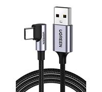 UGREEN Câble USB C à angle droit de 90 degrés, câble de charge rapide USB A vers câble de type C, 3 m