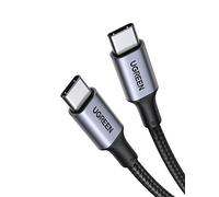 UGREEN Câble USB C Charge Rapide PD 100W 5A 20V Nylon Tressé Compatible avec iPhone 17 Pro Max Air 16 MacBook Pro Air iPad Pro Air Galaxy S25 S24 A05S A35 A55 Redmi 14C A3 Note 13 P60 (2M)