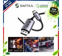 UGREEN Câble USB C vers DisplayPort 1.4 8K 60Hz Thunderbolt 4/3 DP 1 m