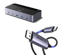 UGREEN Câble USB C vers DisplayPort 1.4 8K Switch KVM DisplayPort 8K