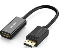 UGREEN Câble USB Fiche mâle DisplayPort, Prise femelle HDMI-A 0.25 m noir 40363