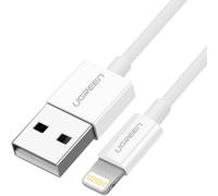UGREEN Câble USB USB 2.0 Connecteur Lightning , USB-A mâle 1 m blanc 20728