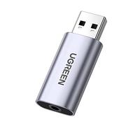 UGREEN Carte Son Externe Adaptateur USB Audio vers 3,5 mm Jack Compatible avec PC Ordinateur Portable Casque Gamer Enceinte Microphone Raspberry Pi PS5 PS4 Pro Slim MacBook Mac Mini