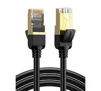 UGREEN CAT 7 Câble Ethernet RJ45 Réseau 10 Gbps 600 MHz FFTP Blindé Cordon RJ45 Compatible avec Routeur Modem Switch TV Box Xbox PS3 PS4 Consoles de Jeux PC (5M, Noir)