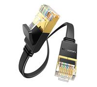 UGREEN Cat 7 Plat Câble Ethernet Réseau RJ45 Haut Débit 10Gbps 600MHz 8P8C Compatible avec Routeur Switch Modem Décodeur TV Box Internet PS5 PS4 Xbox Console de Jeux PC Portable (1M)