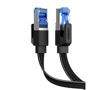 UGREEN Cat 8 Plat Câble Ethernet RJ45 Câble Réseau Nylon Tressé 40Gbps 2000MHz PoE 8P8C Compatible avec PS3 PS4 PS5 TV Box Xbox Routeur Modem Switch Poe Consoles de Jeux (1M)