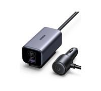 Chargeur Allume Cigare UGREEN GAN AC + 1 bloc d'alimentation déporté Noir