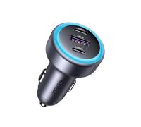 UGREEN Chargeur Allume Cigare USB C 3 Ports 30W PD QC 3.0 Chargeur Voiture Rapide avec LED Prise Allume Cigare Compatible avec iPhone 17 Pro Max Air 16 15 14 13 12 Galaxy S25 Ultra Plus S24 Pixel 9 8