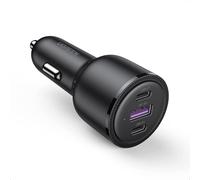 Ugreen Chargeur De Voiture 2X Usb Type C / 1X Usb 69W 5A Power Delivery Quick Charge Noir (20467)