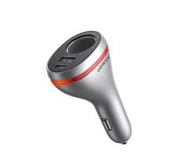 Ugreen Chargeur de voiture USB Type C / USB QC PD 24W avec prise allume-cigare 12V argent (CD204)