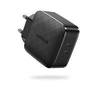 UGREEN 65W Chargeur USB C Rapide Double Port PD 3.0 Compatible Avec iPhone 15 Pro Max Plus 14 13 12 11 X Galaxy S24 Ultra Plus Pixel 8 iPad Pro Air Mini Galaxy Tab MacBook Air Steam Deck