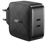 UGREEN 65W Chargeur USB C Rapide Double Port PD 3.0 Compatible Avec iPhone 15 Pro Max Plus 14 13 12 11 X Galaxy S24 Ultra Plus Pixel 8 iPad Pro Air Mini Galaxy Tab MacBook Air Steam Deck