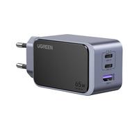 Ugreen Chargeur secteur GaN Infinity 65W 3 ports (2x USB-C + 1x USB-A) Gris