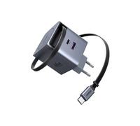 Ugreen Chargeur secteur 65W USB-A et USB-C rétractable