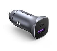 UGREEN Chargeur Voiture USB C PD QC 3.0 PPS 30W 25W 20W Chargeur Allume Cigare Compatible avec Galaxy S22 Plus S21 Ultra S20 FE A53 A52s iPad Pro iPhone 13 12 11 Pro Tablette GPS