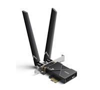 UGREEN Clé WiFi 7 PCIe BE6500 Bluetooth 5.4 USB WiFi 7 Double Antenne WPA-3 | Tri-Bandes 6GHz 5GHz 2.4GHz avec Faible Latence BT5.4 Carte Réseau Pilote Intégré Compatible avec Windows 11