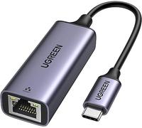 UGREEN CM199-50737B Adaptateur USB C vers 10/100/1000Mbps RJ45 Gigabit Ethernet Gris spatial