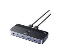 - CM662 commutateur 2xUSB-A / 3xUSB-A, 1xUSB-C, 1xMini USB noir