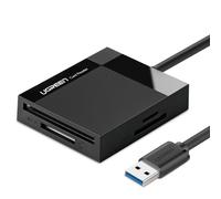 UGREEN CR125 Kartenleser 4-in-1 USB 3.0, 0,5m (schwarz)