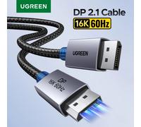UGREEN DisplayPort câble DP 2.1 16K 8K 4K 60Hz HDR câble Audio vidéo pour PC portable TV moniteur projecteur caméra Port d'affichage 16K DP V2.1 Cable