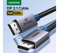 UGREEN DisplayPort câble DP 2.1 16K 8K 4K 60Hz HDR câble Audio vidéo pour PC portable TV moniteur projecteur caméra Port d'affichage 16K DP V2.1 Cable
