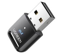 UGREEN Dongle Bluetooth 5.3 Adaptateur Bluetooth pour PC luetooth USB Faible Latence Supporte Windows 11 10 8.1 Compatible avec Manette Casque Clavier Souris Enceinte, Noir
