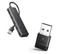 UGREEN Dongle Bluetooth 5.4 avec Hub USB 3.0 4 Data Ports Ultra Fin Multiport Type A 5Gbps Haute Vitesse