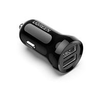 UGREEN Dual USB-A 24W Chargeur Voiture Noir