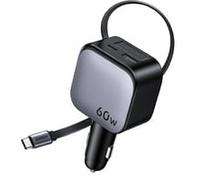 UGREEN EC602 Chargeur de voiture 60W Chargeur pour véhicule 1x USB-A 1x USB-C