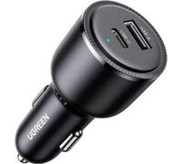 UGREEN EC701 63W Car Charger 1A1C Chargeur auto 63 W 1x USB-A, 1x USB-C® Adaptive Fast Charge, Fast Charge, PPS, Power Delivery 3.0 noir pour voiture USB Power