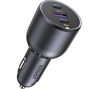 Ugreen Ec705 Chargeur de voiture 130W 2X Usb-C 1X Usb-A - Gris