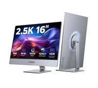 UGREEN Écran Portable 2.5K QHD 16 Pouces écran Moniteur PC IPS 2560 1600@165Hz 2 Ports USBC Mini HDMI HDR400 500 nits 100% sRGB avec Support Magnétique Compatible avec Mac Laptop PC PS5 Switch