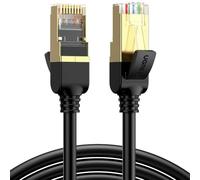 UGREEN Ethernet RJ45 Flat Network Cable, Cat.7, STP, 15m (Black)