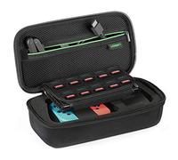 UGREEN Étui pour Nintendo Switch Housse de Protection Rigide Anti Choc pour Nintendo Switch Console Joy Cons 10 Cartouches de Jeux Adaptateur Secteur Officiel Câble HDMI Dragonne Joy Con