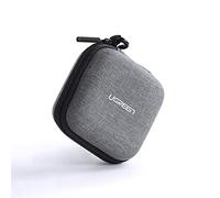 UGREEN Étui Rigide pour écouteurs Sac pour Accessoires électroniques en EVA imperméable Antichoc Organisateur Compatible avec Airpods câbles USB Stylo Lecteur Carte mémoire pièce (Gris)