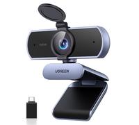UGREEN Webcam 4K 30FPS Caméra USB A C PC Autofocus Deux Micro Antibruit Correction Lumière 360 Degrés Rotation Plug Play Windows MacOS Linux Streaming Youtube Skype Appel Zoom Vidéoconférence