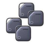 UGREEN FineTrack Finder Tag Traceur Fonctionne avec Find My (iOS Uniquement) 2 Ans Batterie Localisateur d'Objets Bluetooth pour Clés Valises Portefeuilles Wallet Bagages Sacs Lot de 4
